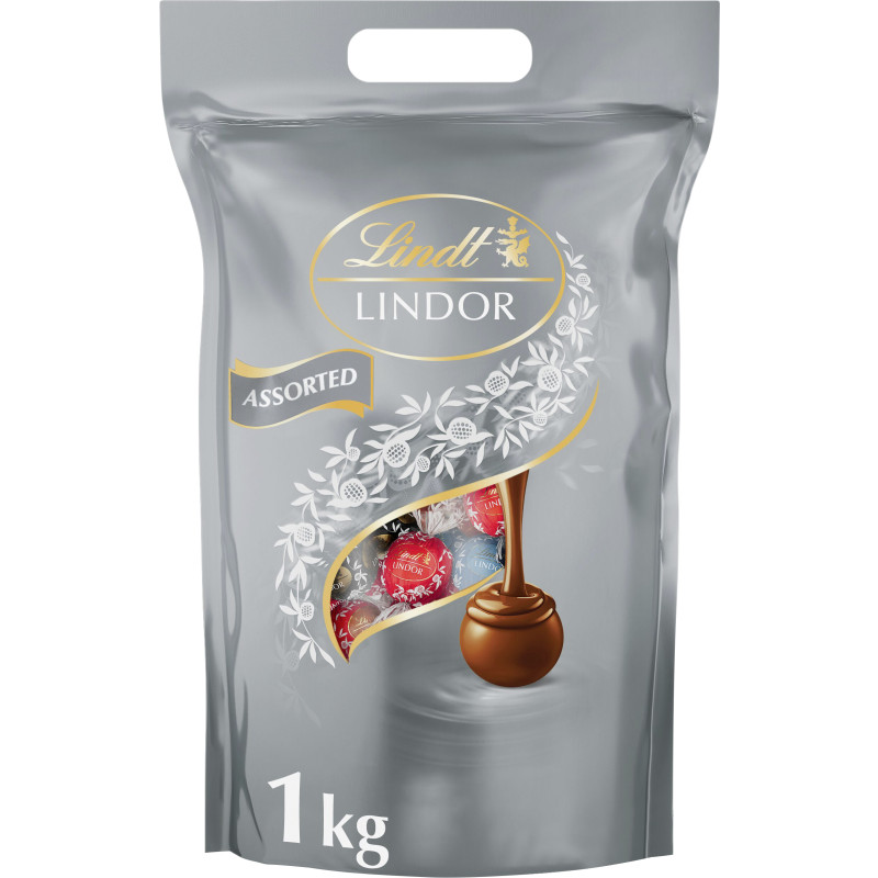Lindt LINDOR Silber Mischung 1kg