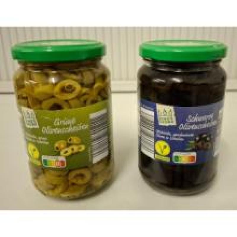 11 Pal. // 15165 Pcs various Olive Slices 370ml