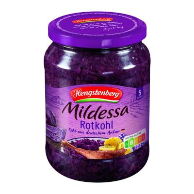 Hengstenberg Mildessa Rotkohl 720 ML GLAS