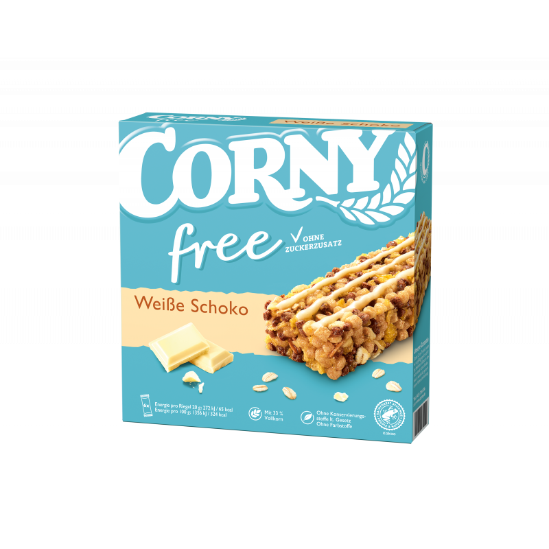 Corny Free Weiße Schokolade 6x20g