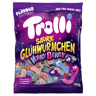 Trolli Saure Glühwürmchen Verry Berry 150g