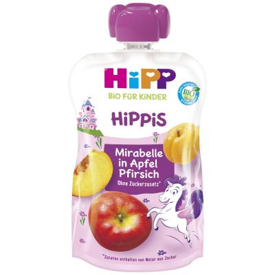 HiPP Bio für Kinder HiPPiS Mirabelle in Apfel-Pfirsich 100g