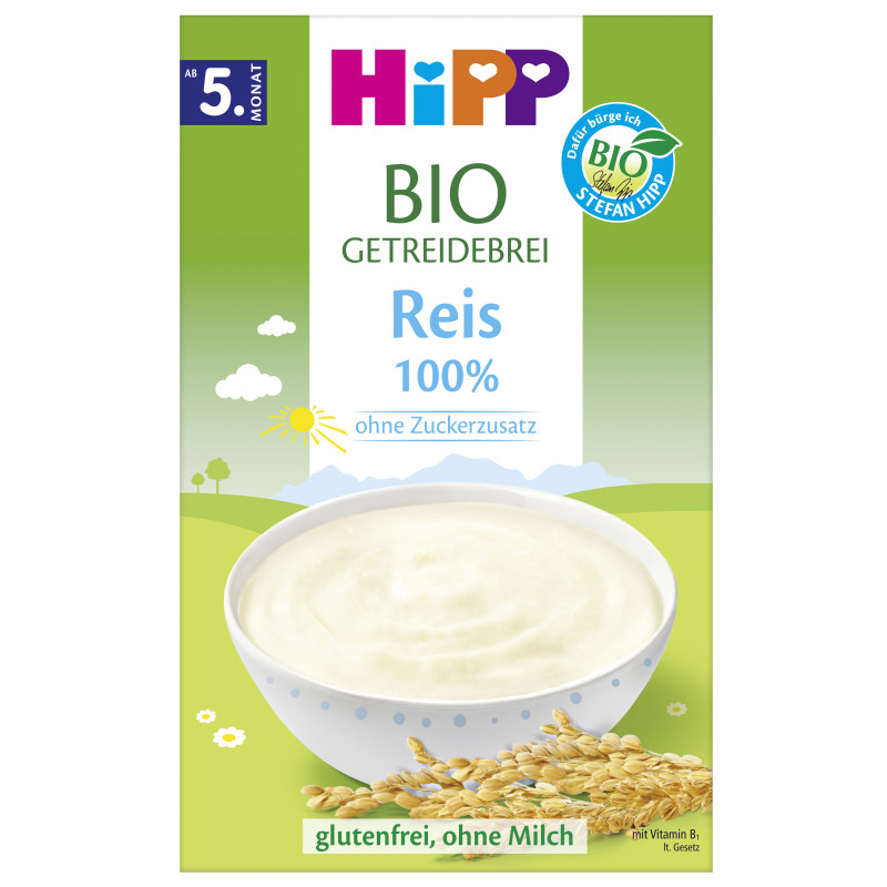 HiPP BIO Getreidebrei, 100% Reis, 200g