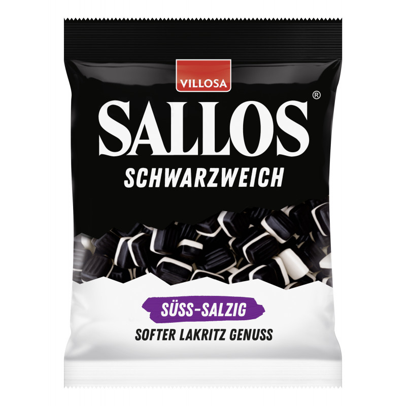 Sallos Schwarzweich Süß-Salzig 200g