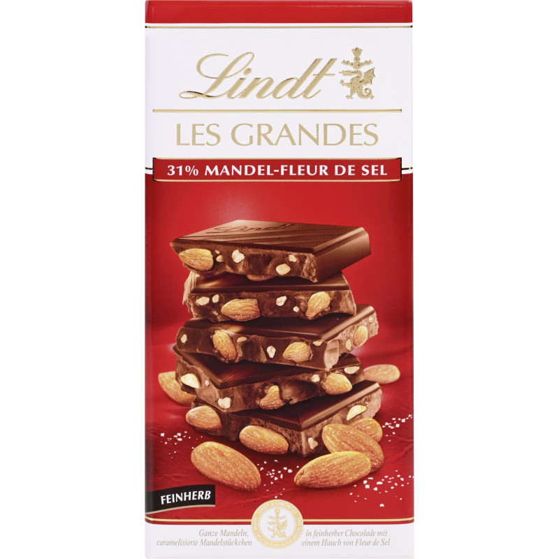 Lindt LES GRANDES Mandel-Salz 150g