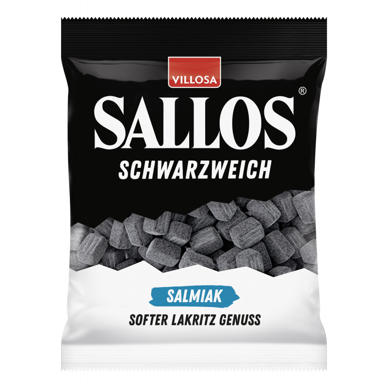 Sallos Schwarzweich Salmiak 200g