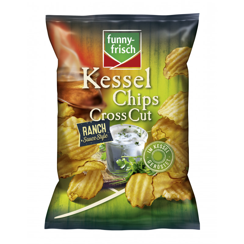 funny-frisch Kessel Chips Cross Cut Ranch Sauce Style 120g