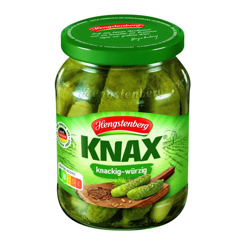 Hengstenberg KNAX GEWÜRZGURKEN 370 ML