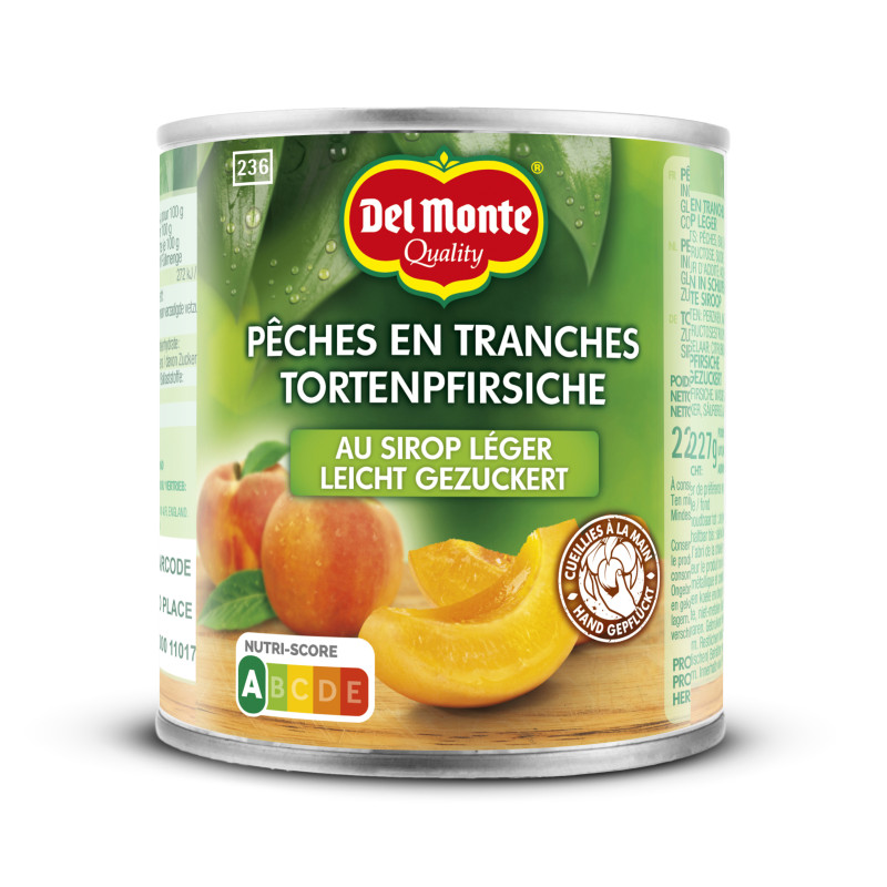 Del Monte Pfirsiche, Scheiben, gezuckert, 227g