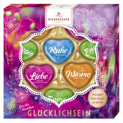 Niederegger Hearts Assortment "For a Little Happiness" 125g