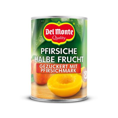 Del Monte Pfirsiche, 1/2 Frucht, gezuckert mit Pfirsichmark 420g