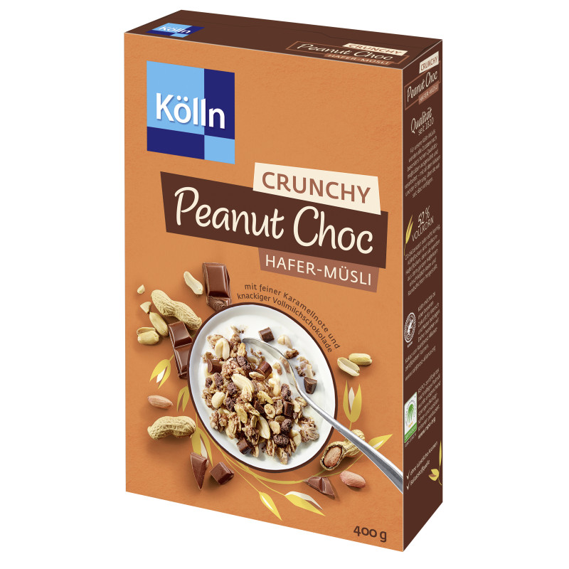 Kölln Peanut Choc Crunchy in 400g