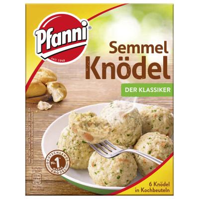 Pfanni Semmel Knödel 6 Stück = 200g Packung