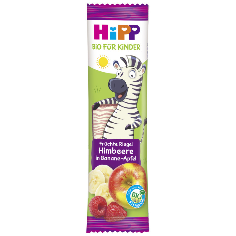HiPP Bio-Riegel Früchte Freund 23g Himbeere in Banane-Apfel