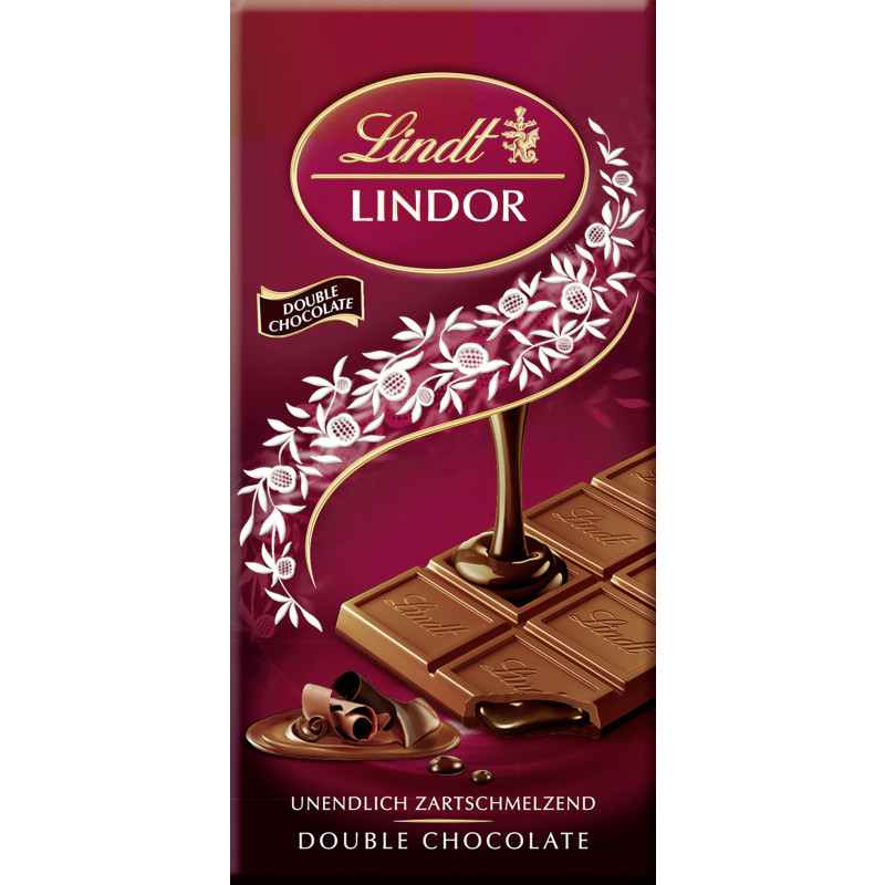 Lindt LINDOR Tafel Doub. Choc. 100g