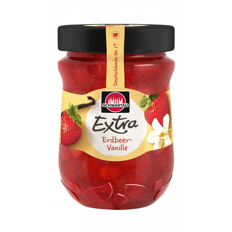 Schwartau Extra Erdbeer-Vanille 340g