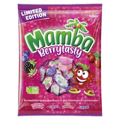 Mamba Berrytasty, Kaubonbons Mit Beerengeschmäckern, 8er Stange, 1 X 160g