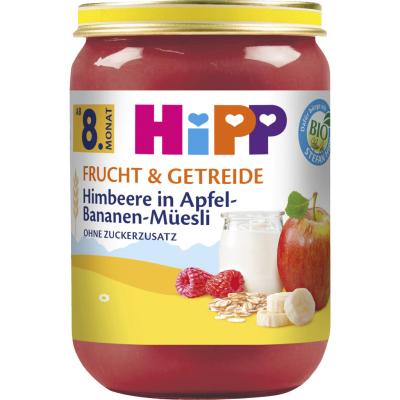 HiPP Himbeere in Apfel-Bananen Mueesli 190g