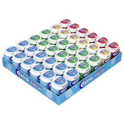 Wrigley Extra PROFESSIONAL Fresh Dose Melon Mint/Spearmint/Erdbeere/Strong Mint 36 Verbrauchseinheiten 2,520kg