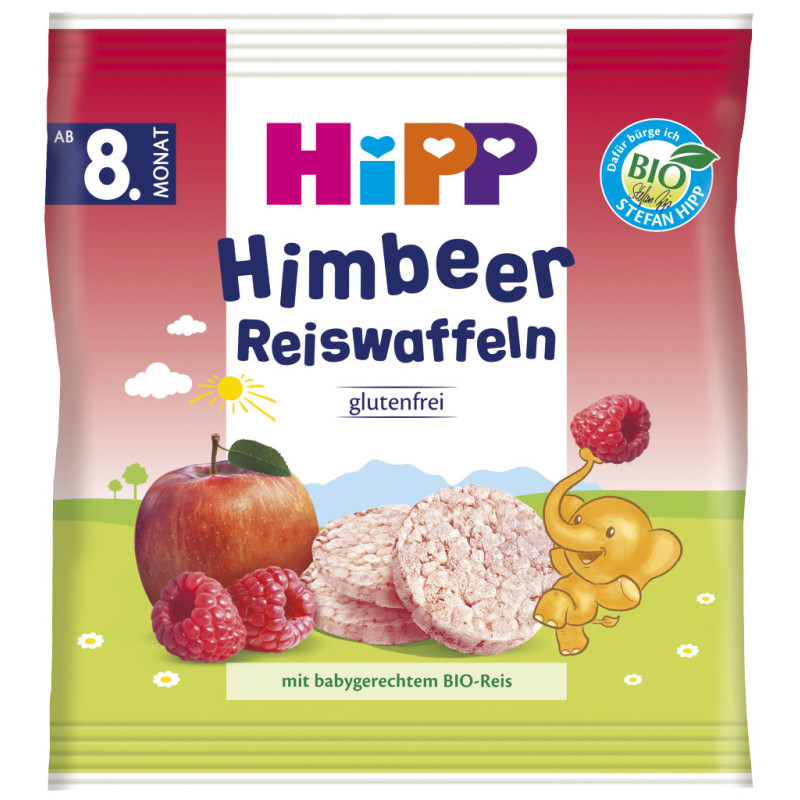 HiPP Raspberry Rice Cakes 30g