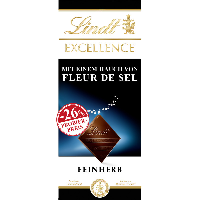 Lindt Excellence Fleur de Sel 100g