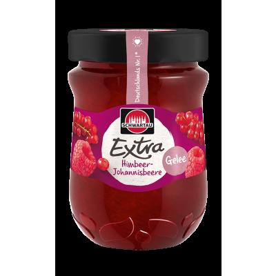 Schwartau Extra Rote Johannisbeer.Himbeer-Gelee 340g