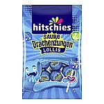 Hitschies Sour Dragon Tongues Lollies Blue 128g, 8 pieces/bag