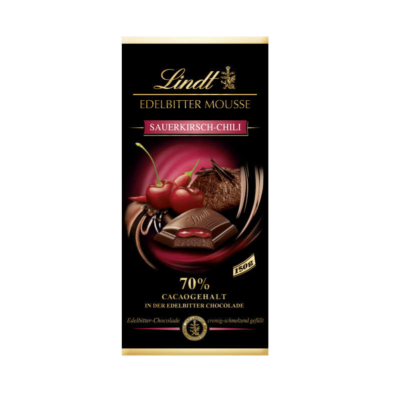 Lindt Dark Chocolate Mousse Cherry-Chili 150g