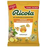 Ricola Ingwer-Orange-Minze ohne Zucker 75g