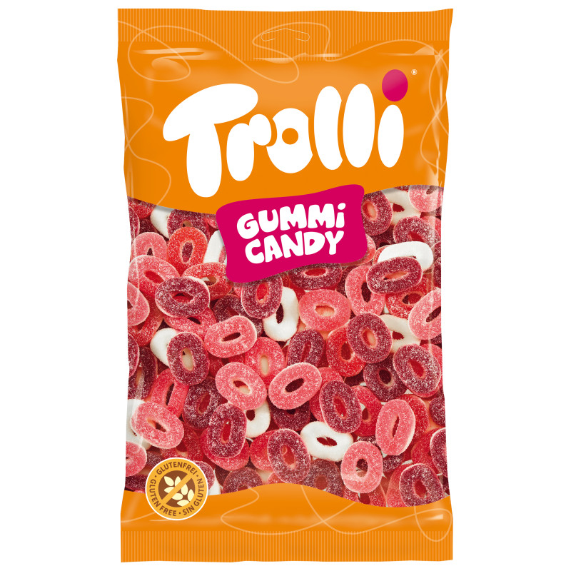 Trolli Rote Früchte Mini-Ringe 1000g