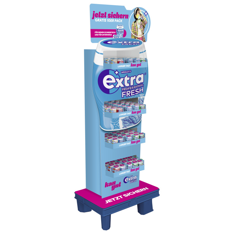 Wrigley Extra PROFESSIONAL Fresh Dose + OTC Strawberry/Melon Mint/Spearmint/Strong Mint 120 Consumption Units (Bundles) 8,400kg