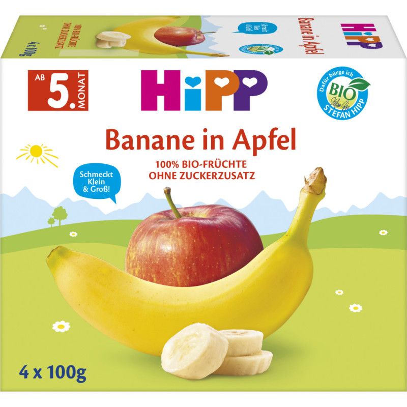 HiPP FP Banana in Apple 2x2x100g