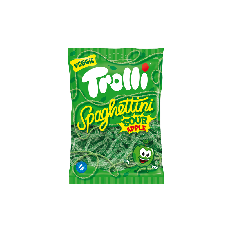 Trolli Spaghettini sour Apple 100g