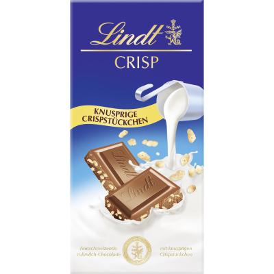 Lindt Vollmilch Crisp Tafel 100g