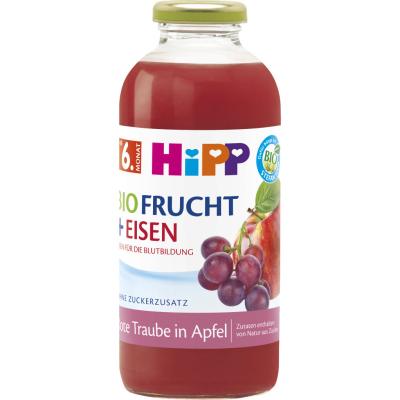 HiPP Rote Traube in Apfel mit Eisen 0,5l