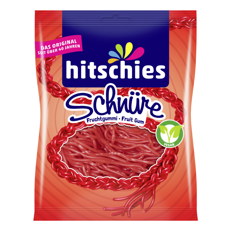 Hitschies Schnüre Erdbeere 125 g