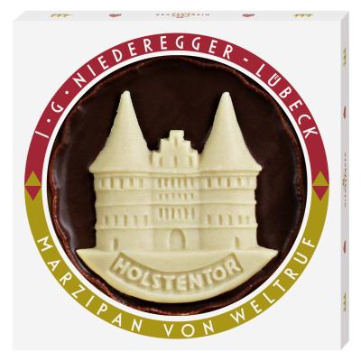 Niederegger Marzipan Torte, Holstentor-Motiv 125g
