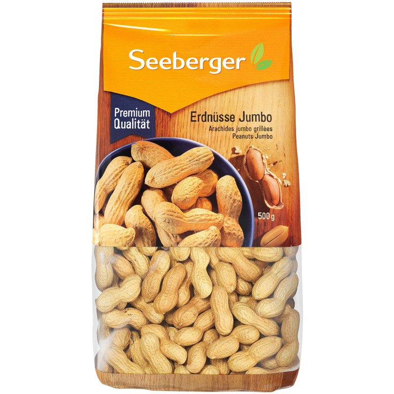 Seeberger Erdnüsse Jumbo geröstet 500g