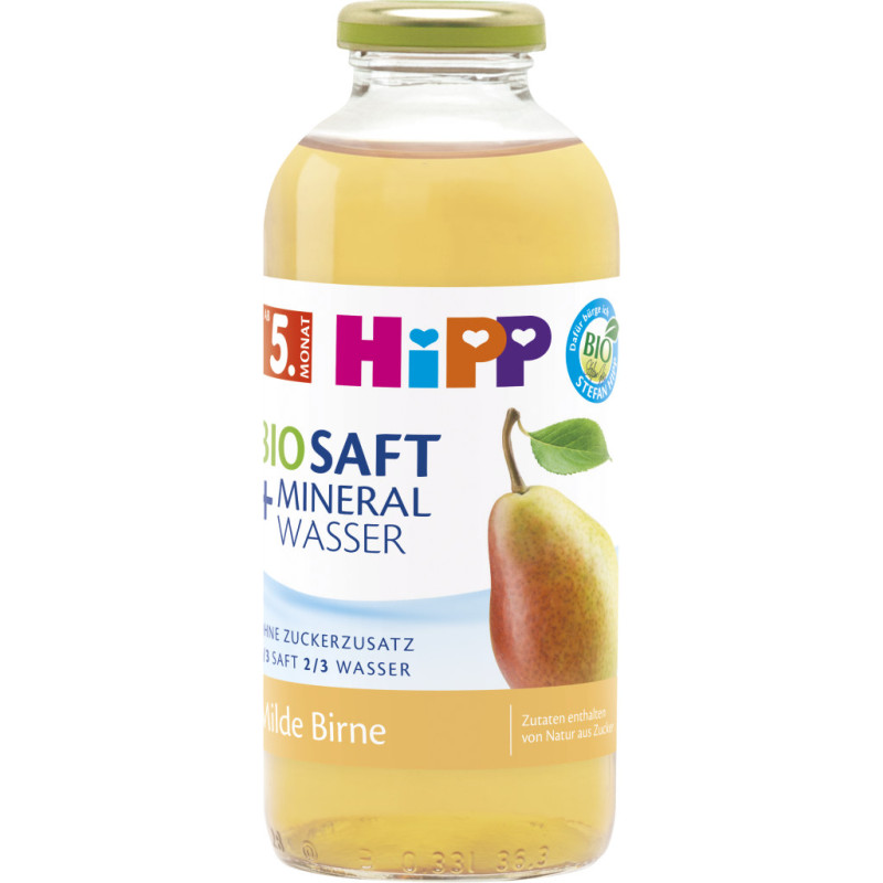 HiPP Bio-Saftu.Mineralw. Milde Birne 0,5l