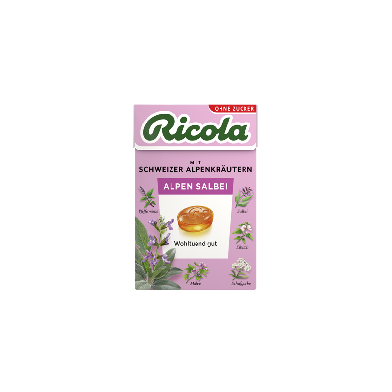 Ricola Alpen Salbei 50g Box