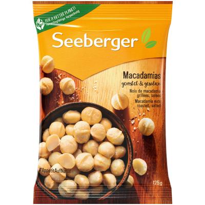 Seeberger Macadamias geröstet & gesalzen 125g