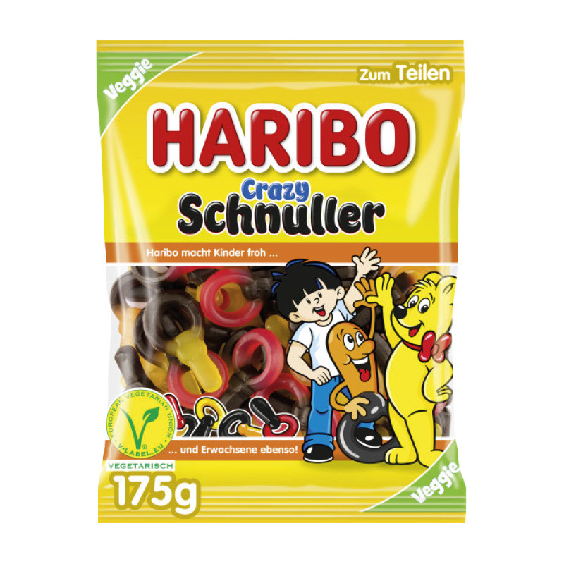 Haribo Crazy Schnuller à 175g