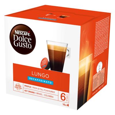 NESCAFE DOLCE GUSTO Lungo Entkoffeiniert 16 Capsule  = 112g