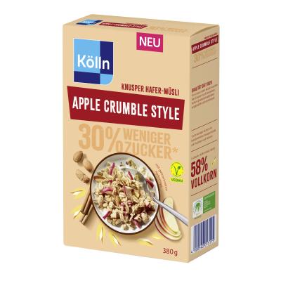 Müsli Knusper Apple Crumble Style 380g