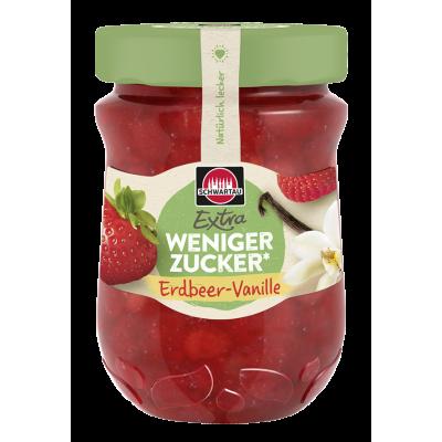 Schwartau Weniger Zucker Erdbeere-Vanille 300g