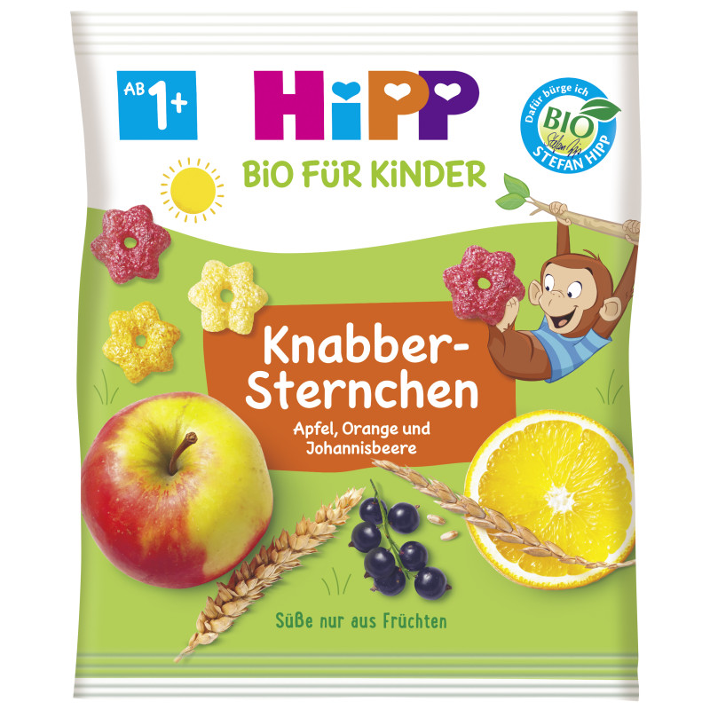 HiPP Organic for Children: Nibbling Stars, 30g