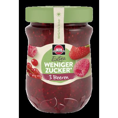 Schwartau Weniger Zucker 3 Beeren 300g