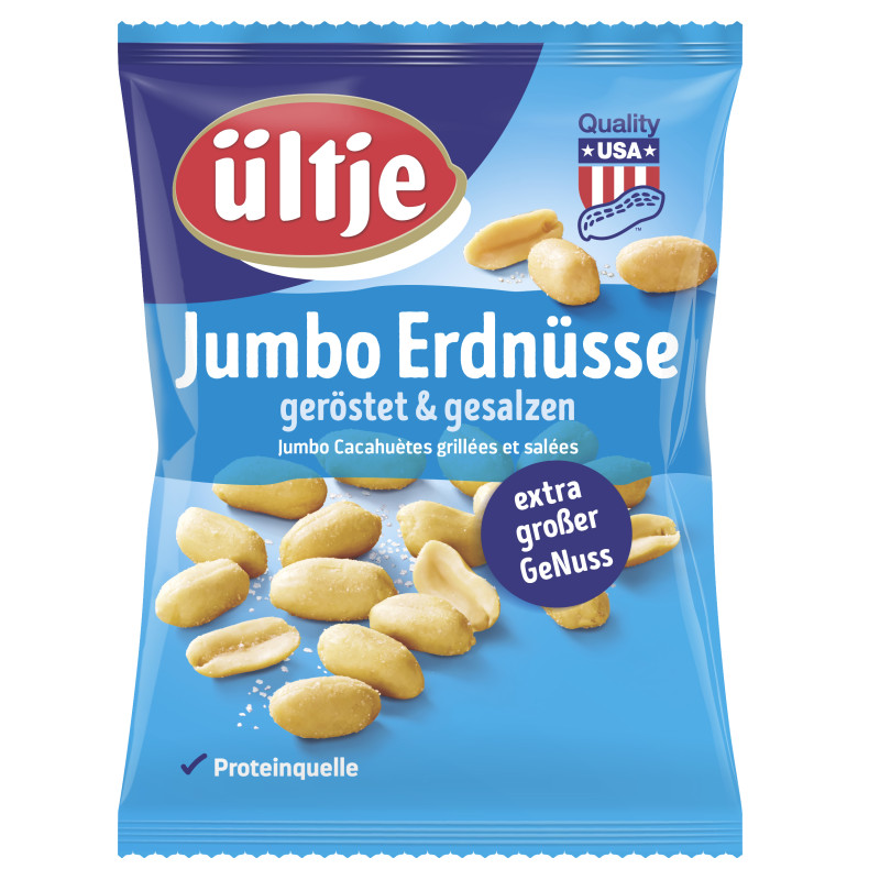 ültje Jumbo Erdnüsse geröstet & gesalzen 200g Beutel