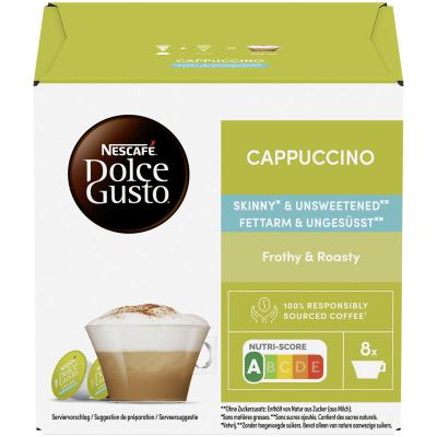 NESCAFE DOLCE GUSTO Cappuccino Unsweetened 8+8 Capsule = 161,6g 161,6g