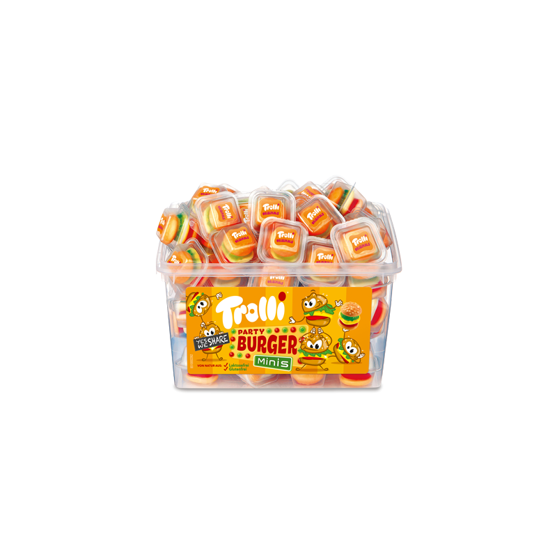 Trolli Party Burger Minis 60 St.
